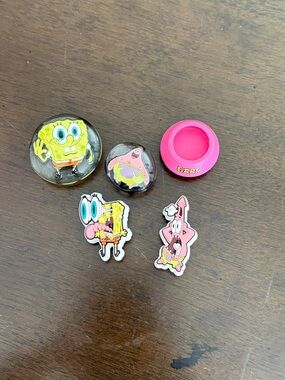 SpongeBob Croc Charms - 5-pack